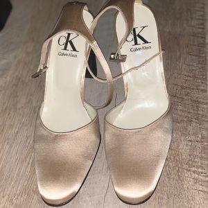 Calvin Klein Satin Pumps